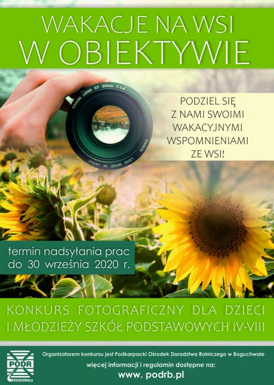 zdjęcie do
													 artykułu PODR w Boguchwale organizuje konkurs fotograficzny - 