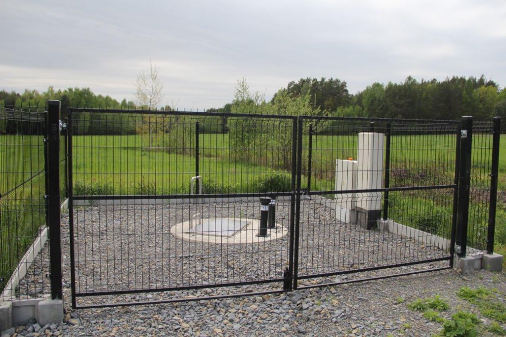 budowa kanalizacji sanitarnej  - etap II w Hucisku,