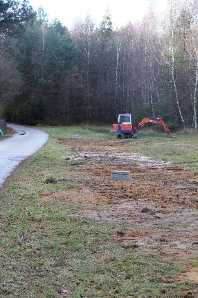 budowa kanalizacji sanitarnej  - etap II w Hucisku,