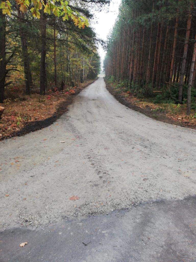 Przebudowa dróg śródpolnych: w Przyłęku, Niwiskach, Leszczach 